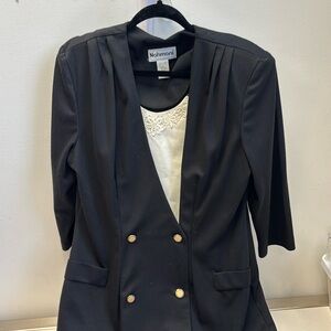 Black And White Vintage Dress